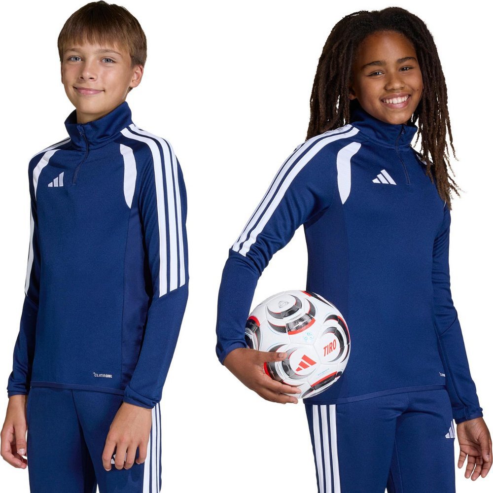 Adidas Bluza dla dzieci adidas Tiro 26 League Training Top granatowa JY7165 116cm