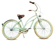 Rowery - Rower miejski damski Cruiser 28 PEPPERMINT miętowy - miniaturka - grafika 1