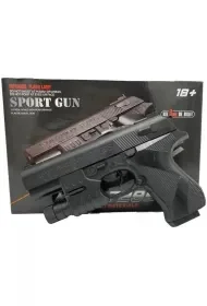 Pistolet z laserem K633 - Zabawy w naśladowanie dorosłych - miniaturka - grafika 1