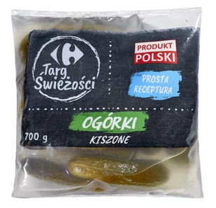 Ogórki kiszone folia 700 g - Mieszanki warzywne, sałatki - miniaturka - grafika 1