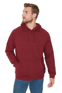 TRENDYOL MAN BLUZA MĘSKA Z KAPTUREM BORDOWA GŁADKA DŁUGI RĘKAW XL 5DA - Bluzy męskie TRENDYOL MAN BLUZA MĘSKA Z KAPTUREM BORDOWA GŁADKA DŁUGI RĘKAW XL 5DA - Bluzy męskie - miniaturka - grafika 1