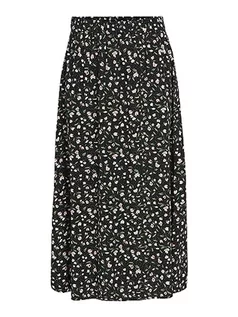Spódnice - Object Damska spódnica z nadrukiem, czarny, 36 - grafika 1