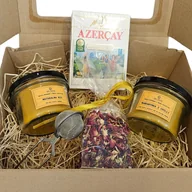 Zestawy upominkowe - Zestaw Prezentowy Oryginalna Turecka Herbata z Tymiankiem + Świece Handmade - miniaturka - grafika 1