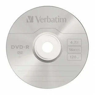 Verbatim Dysk DVD-R 4,7GB 16x 5 szt 43519) - Nośniki danych - miniaturka - grafika 1