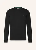 Swetry męskie - Lacoste Sweter schwarz - LACOSTE - miniaturka - grafika 1