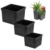 Donice - Wkład doniczka kpl 3szt 3 5 8 L do doniczek Prosperplast H 32,5 37,5 42 cm - miniaturka - grafika 1