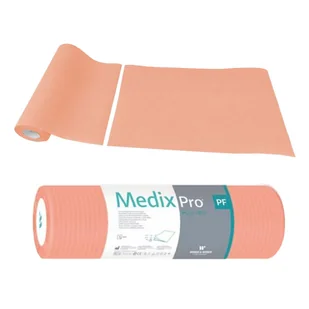 Podkład higieniczny na rolce 33cm x 50cm morelowy podfoliowany 54g MedixPro 50szt - Kosmetyczne akcesoria jednorazowe - miniaturka - grafika 1
