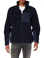 Kurtki męskie - Urban Classics Męska kurtka Sherpa, granatowy, XL - miniaturka - grafika 1