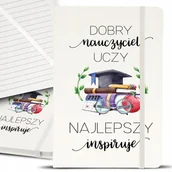 Notesy i bloczki - Notes Notatnik Bujo A5 Biały DOBRY NAUCZYCIEL Wz - miniaturka - grafika 1