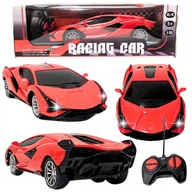 Zabawki zdalnie sterowane - Samochód Zdalnie Sterowany LAMBORGHINI Auto RC Pilot 1:18 Czerwony - miniaturka - grafika 1