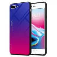 Etui i futerały do telefonów - Pokrowiec Do Apple iPhone 7 PLUS / 7S PLUS / 8 PLUS Etui w FIOLETOWO - CZERWONY TPU Obudowa Case Cover Plecki Ochronny Cadorabo - miniaturka - grafika 1