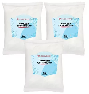 Zestaw Kwasek cytrynowy 3x1kg - Dodatki do ciast w proszku - miniaturka - grafika 1