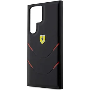 Ferrari FEHCS23LPBAK S23 Ultra S918 czarny/black hardcase Hot Stamp Lines - Etui i futerały do telefonów - miniaturka - grafika 6