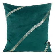 Poszewki na poduszki - Euro Firany Poszewka 45 x 45 Eurofirany Velvet Blink 34 C.Turkus 1224546 - miniaturka - grafika 1