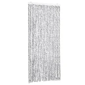 Zasłony - vidaXL Zasłona przeciwsłoneczna jasnoszara i ciemnoszara 90x200 cm szenilowa - miniaturka - grafika 1