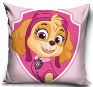 Pościel dla dzieci - Poszewka na poduszkę Psi patrol Skye w tarczy velvet 40x40 - miniaturka - grafika 1