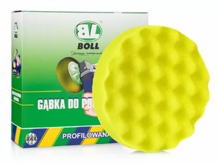 BOLL Gąbka profilowana do polerowania na gwint M14 średnio twarda żółta) 150mm WB24-8790 - Akcesoria do mycia samochodu - miniaturka - grafika 1
