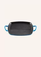 Patelnie - Le Creuset Patelnia Grillowa Signature blau - miniaturka - grafika 1