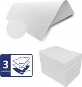 Prześcieradła dla dzieci - SERWETY PODKŁADY HIGIENICZNE PODFOLIOWANE WODOODPORNE 3WARSTWY 100SZT PL 8% - miniaturka - grafika 1