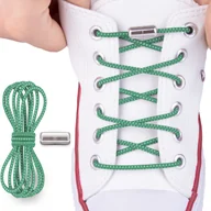 Akcesoria obuwnicze - Okrągłe sznurówki na spinki bez wiązania - miniaturka - grafika 1