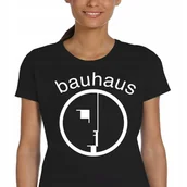 Koszulki i topy damskie - P022 DAMSKA KOSZULKA BAUHAUS ROCK PUNK GOTHIC BAWEŁNA PREZENT M CZARNA - miniaturka - grafika 1