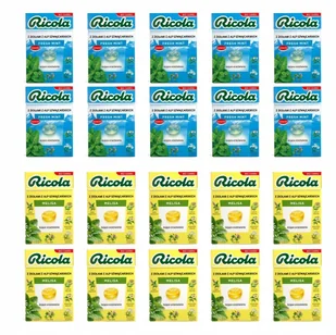 Ricola (10x Fresh Mint + 10x Melisa) - Cukierki - miniaturka - grafika 1