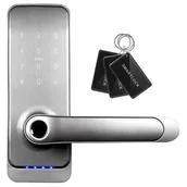 Zamki i wkładki - Klamka EURA ELH-01H4 Srebrny Bluetooth - miniaturka - grafika 1