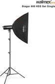 Lampy studyjne - Lampa studyjna Walimex walimex pro Stager 600 HSS Set Single - miniaturka - grafika 1