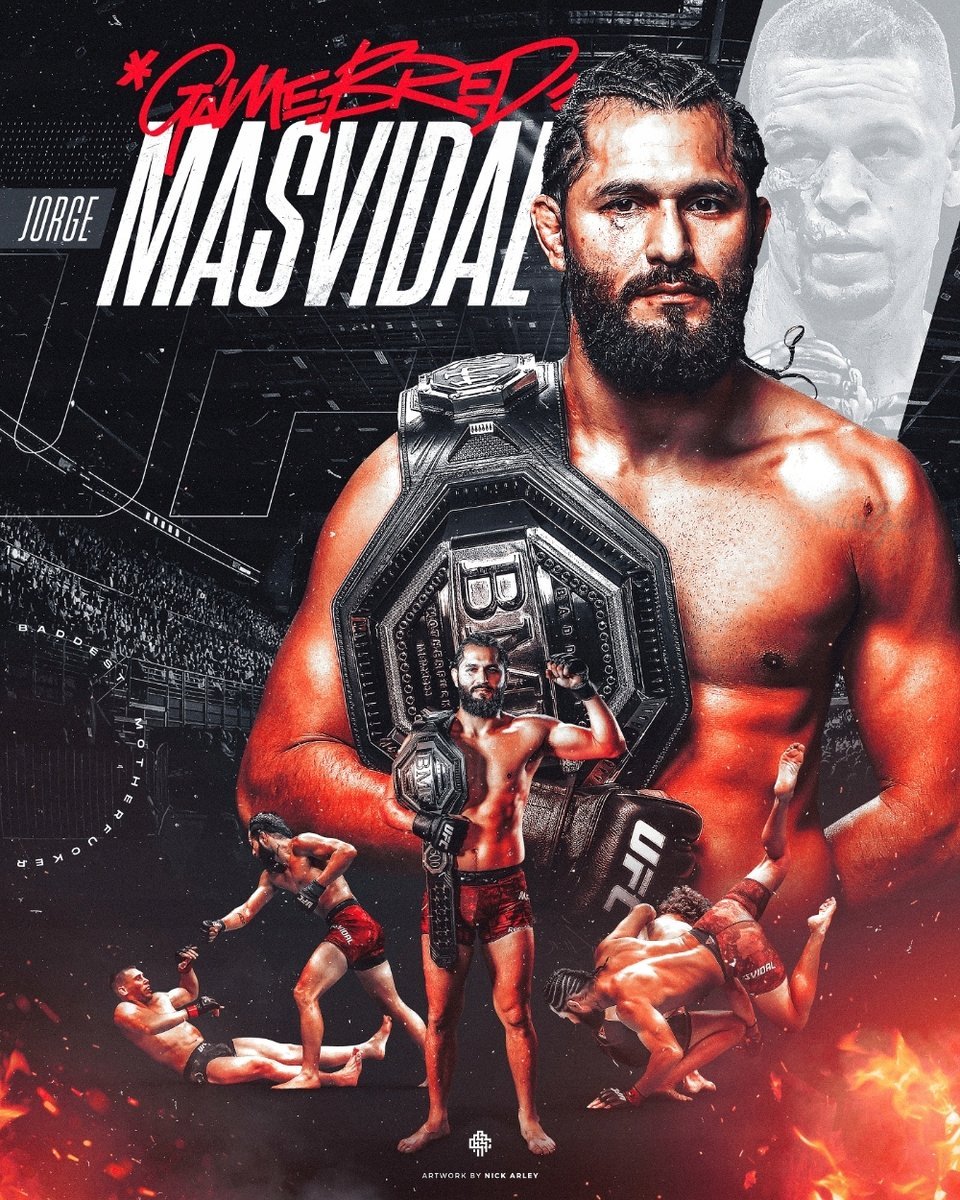 PODKŁADKA POD MYSZ Z Nadrukiem 22x18cm UFC Jorge Masvidal MMA Tekst Prezent
