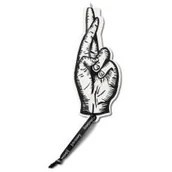 Zakładki do książek - If Bookmarks Pens zakładka długopis - dłoń - miniaturka - grafika 1