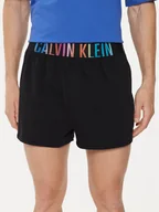 Bielizna nocna - Calvin Klein Underwear Szorty piżamowe 000NM2636E Czarny Regular Fit - miniaturka - grafika 1