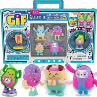 TAŃCZĄCE FIGURKI OH! MY GIF BITS 6 SZTUK APLIKACJA - Figurki dla dzieci - miniaturka - grafika 1