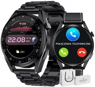 Smartwatch - Giewont Vertex SmartCall GW450-2 Carbon/Carbon Leather - miniaturka - grafika 1
