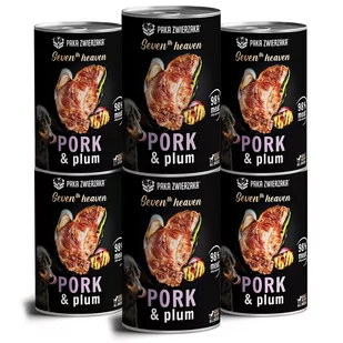 Paka Zwierzaka Seventh heaven Schab ze śliwką pork & plum) 6x400g - Mokra karma dla psów - miniaturka - grafika 1