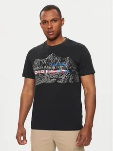 Napapijri T-Shirt S-Turin NP0A4HQG Czarny Regular Fit - Koszulki męskie - miniaturka - grafika 1
