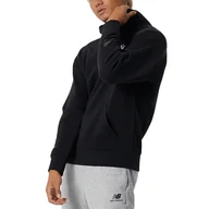 Bluzy sportowe męskie - Bluza New Balance MT21513BK - czarna - miniaturka - grafika 1
