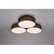 Lampy sufitowe - Trio Lugano LED lampa sufitowa 3-punktowa czarna 621910302 621910302 - miniaturka - grafika 1