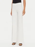 Spodnie damskie - Rinascimento Spodnie materiałowe CFC0119997003 Biały Regular Fit - miniaturka - grafika 1