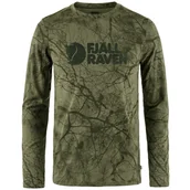 Koszulki sportowe męskie - Koszulka męska Fjällräven Värmland Wool LS M Rozmiar: M / Kolor: zielony - miniaturka - grafika 1