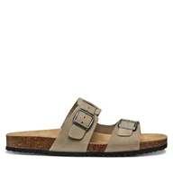 Klapki i japonki męskie - Klapki Geox U Sandal Ghita U159VB 00032 C1018 Szary - miniaturka - grafika 1