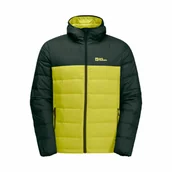 Kurtki męskie - Męska kurtka puchowa Jack Wolfskin ATHER DOWN HOODY M Firefly - S - miniaturka - grafika 1