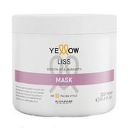 Maski do włosów - ALFAPARF YELLOW LISS THERAPY Maska prostowane 500ml - miniaturka - grafika 1