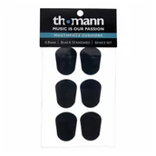 Instrumenty dęte - Naklejka na ustnik Thomann 0,8 mm czarna 6 szt - miniaturka - grafika 1