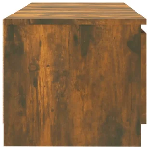Lumarko Szafka pod TV, z LED, przydymiony dąb, 140 x 40 x 35,5 cm - Szafki RTV - miniaturka - grafika 12