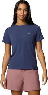 Columbia Sun Trek W SS II Tee 2119711466 Granatowe M - Koszulki i topy damskie - miniaturka - grafika 1