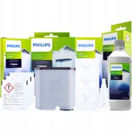 Akcesoria i części do ekspresów do kawy - Zestaw do czyszczenia ekspresu Saeco Philips Latte Go odkamieniacz filtr - miniaturka - grafika 1