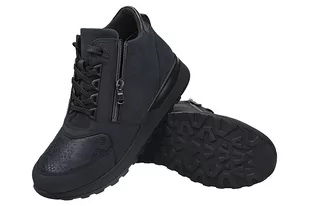 Trzewiki Botki WALDLÄUFER 364H80 301 194-Notte H Hiroko-Soft Granatowe - Botki damskie - miniaturka - grafika 3