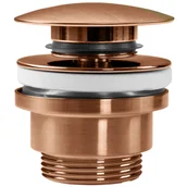 Syfony - Rea Korek umywalkowy uniwersalny klik-klak Rea Miedź Szczotkowana - miniaturka - grafika 1