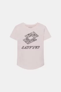 Koszulki i topy damskie - LOTTO T-shirt - Różowy - Dziewczynka - 6 LAT(A)(122CM) - grafika 1