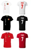 Koszulki sportowe męskie - Koszulka Portugalia LUIS FIGO 7 - miniaturka - grafika 1